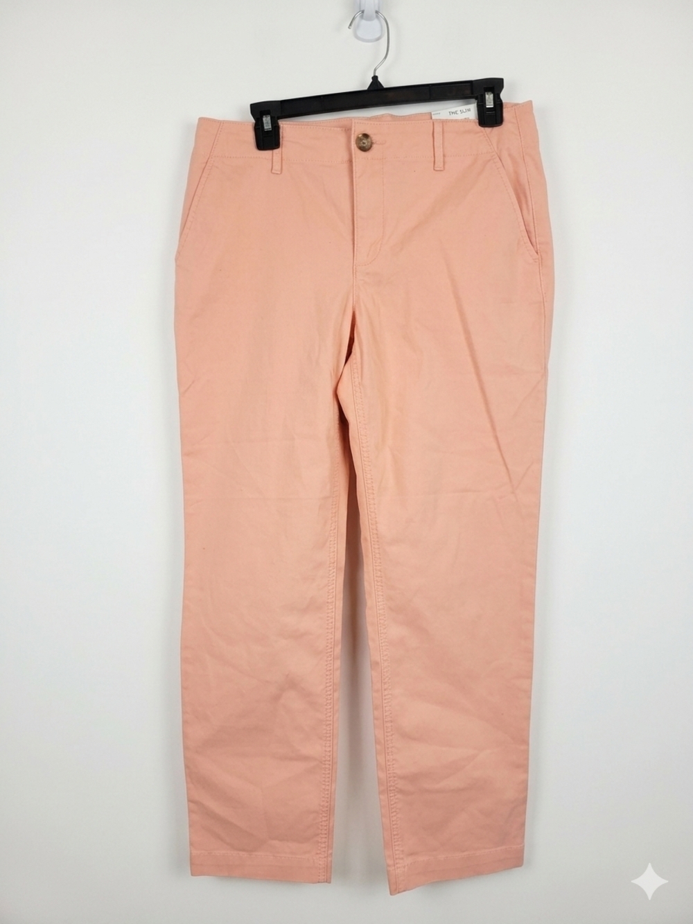 LOFT Peach Straight-Leg Capris
